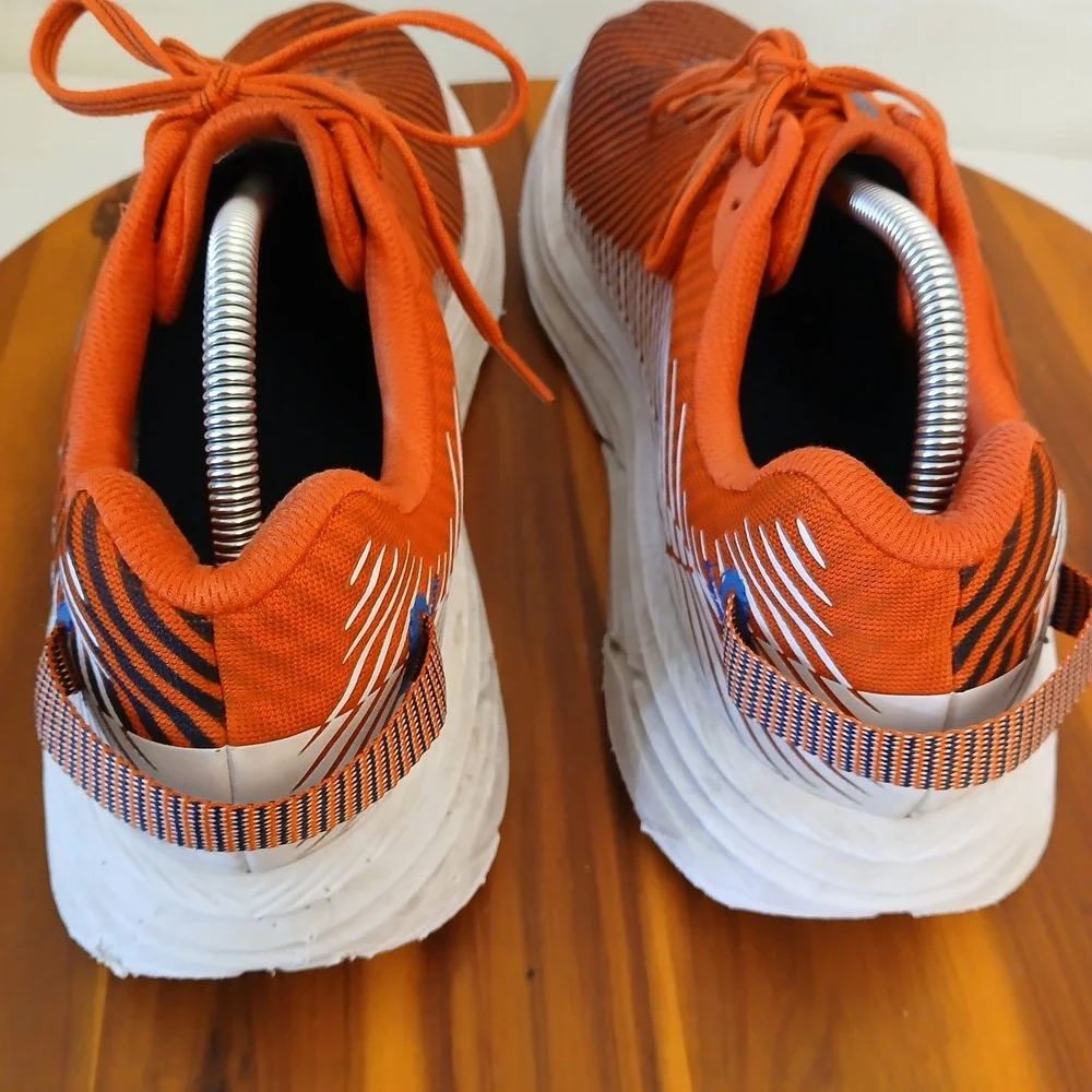 Hoka One One Rincon 2 Mens 12.5 Orange Athletic Running Shoes 1110514 FTHS